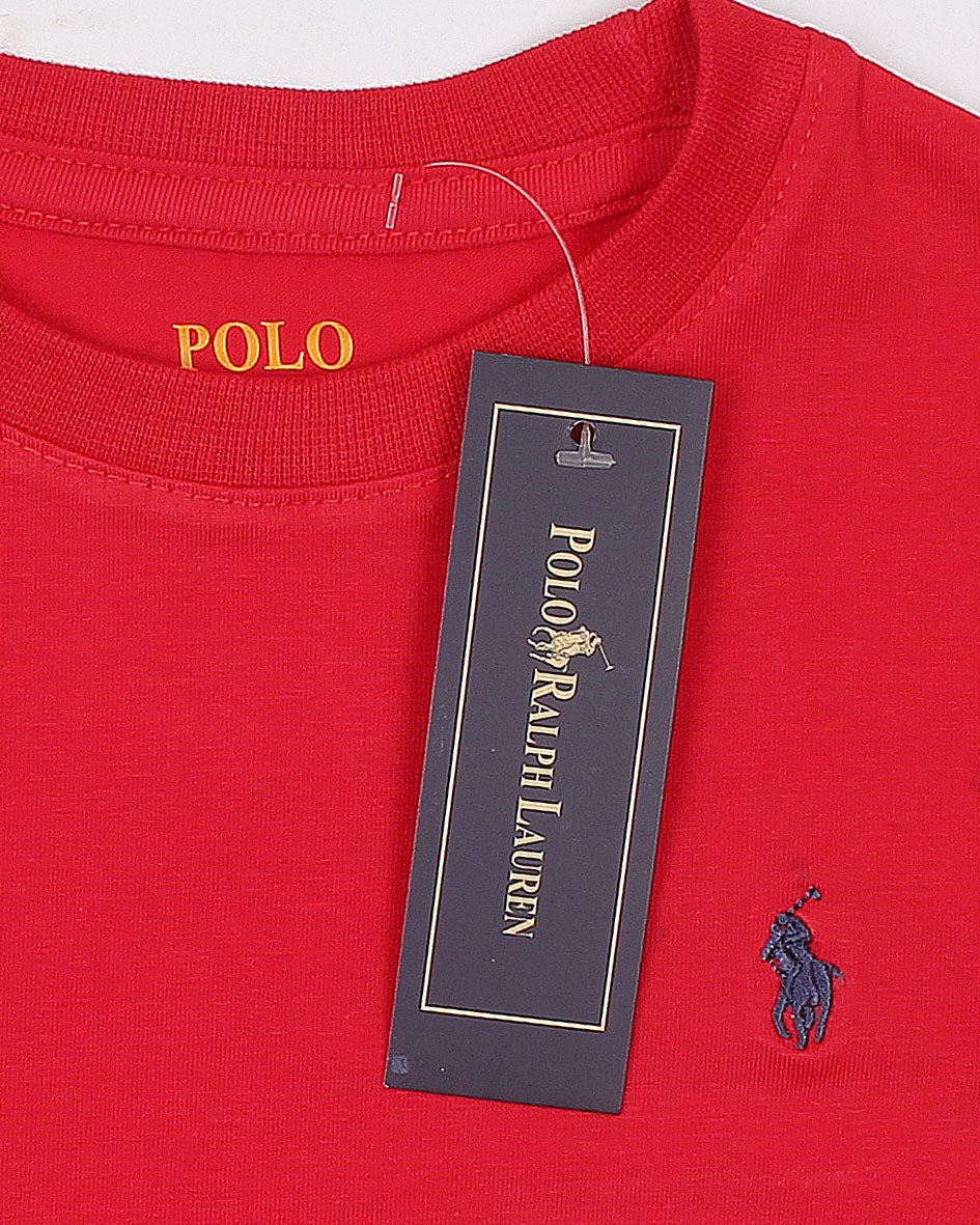 Exclusive Boys R/L Basic Tee - Red