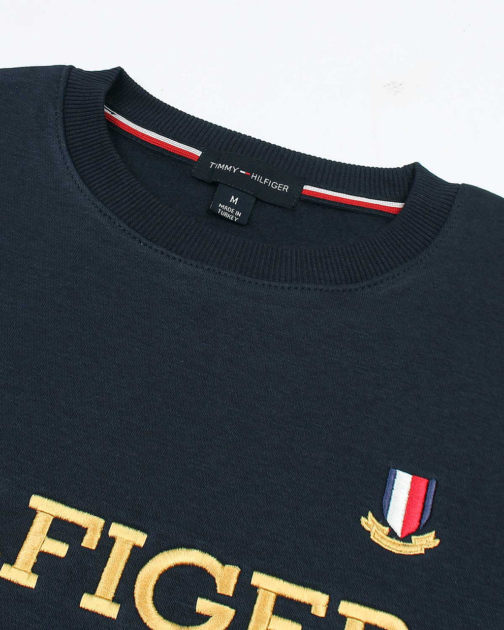 Premium Mens Flag Tommy Sweat - Navy Blue