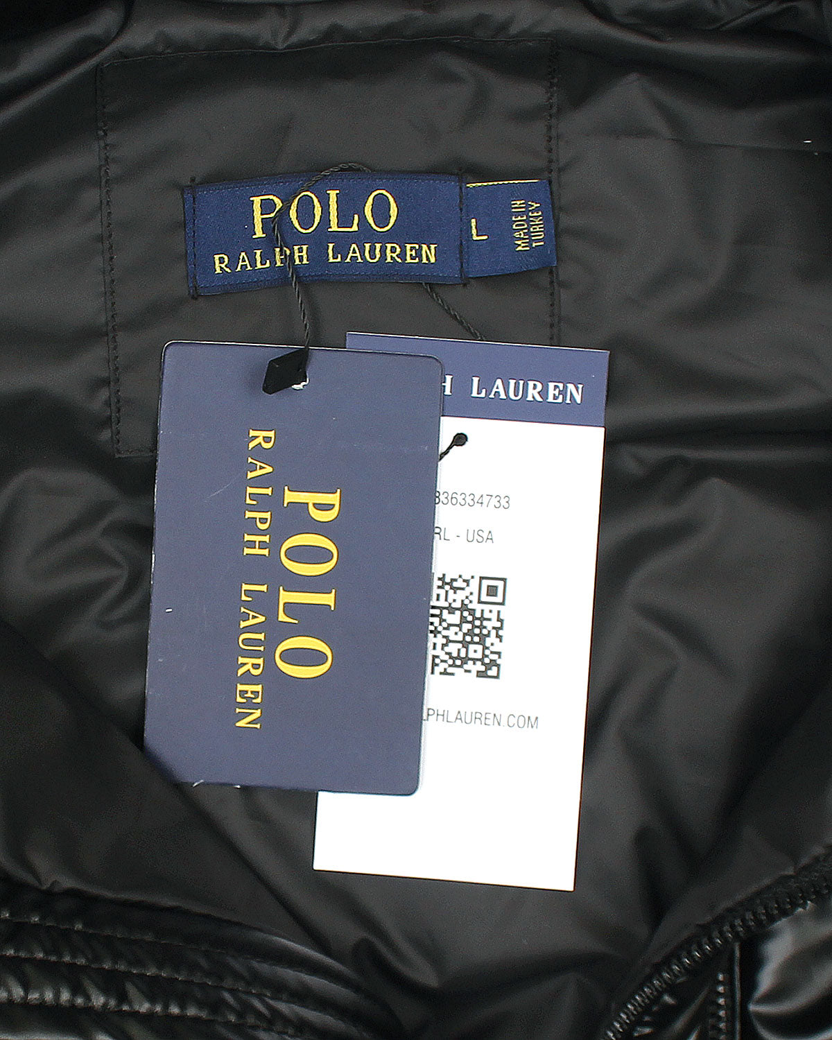 Iconic R-L Zip Gillet - Black