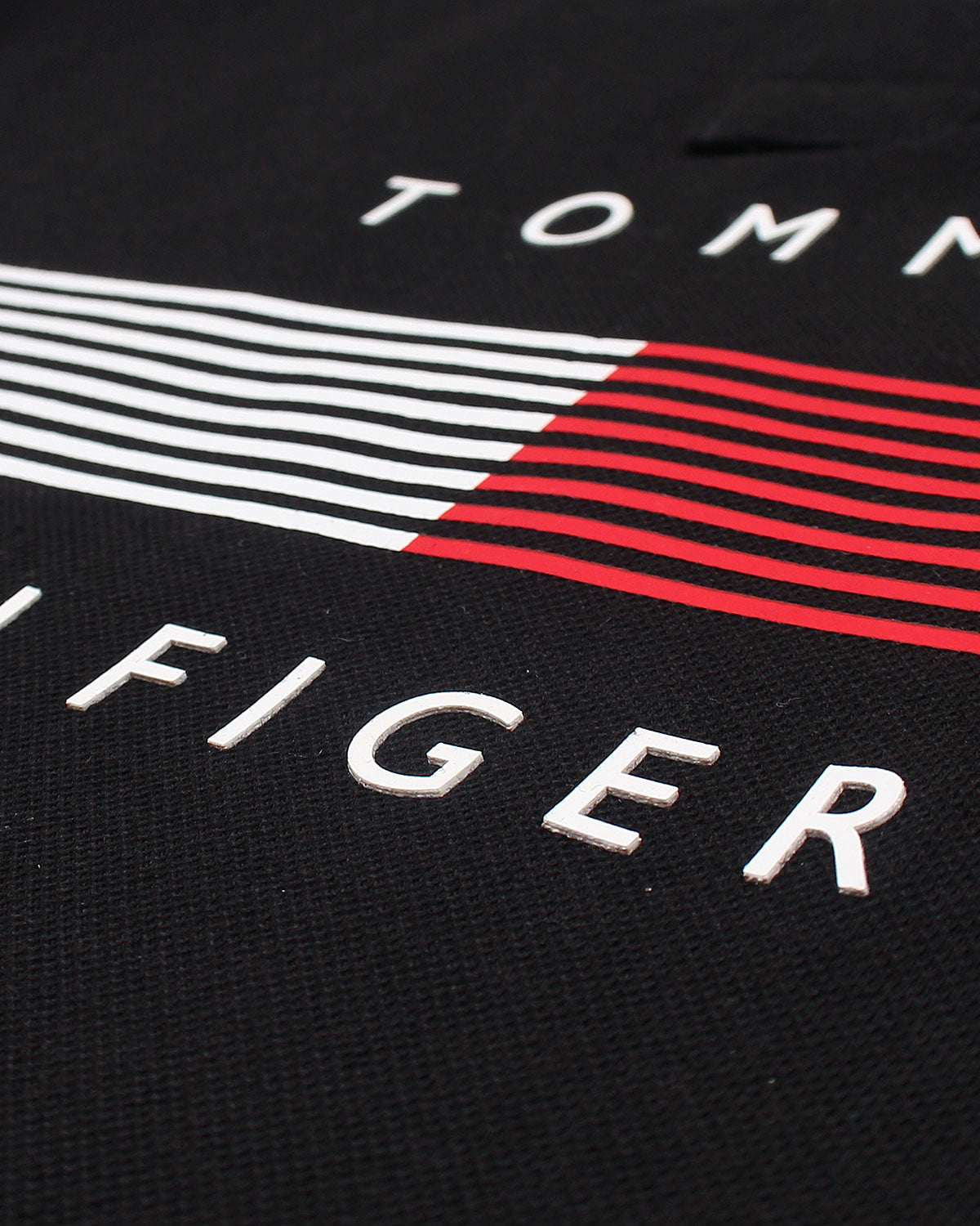 Kids Tommy Lined Polo - Black