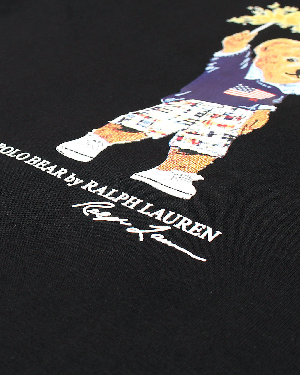 Exclusive Kids Flowes Bear Tee - Black