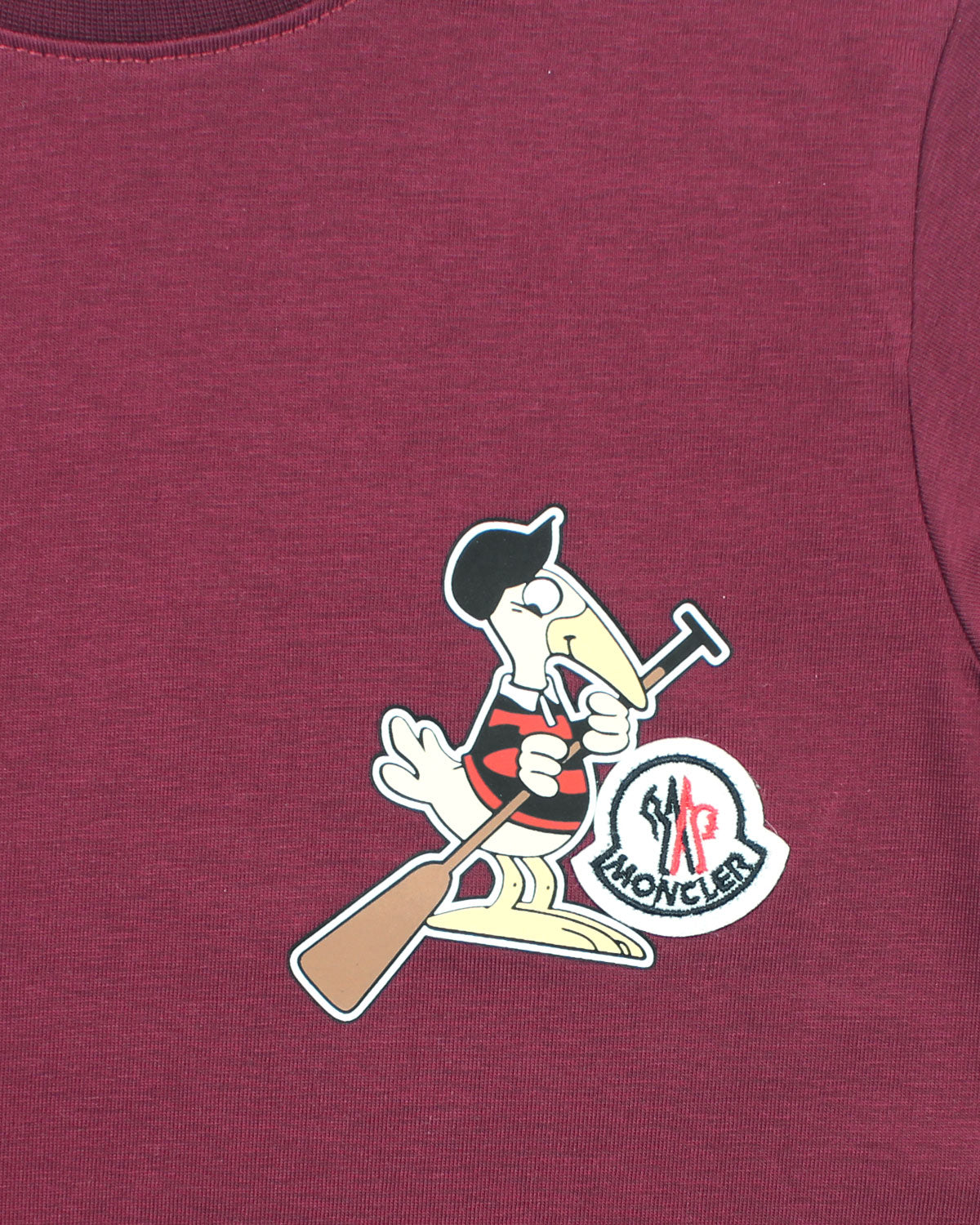 Kids Mon. Duck T Shirt - Maroon