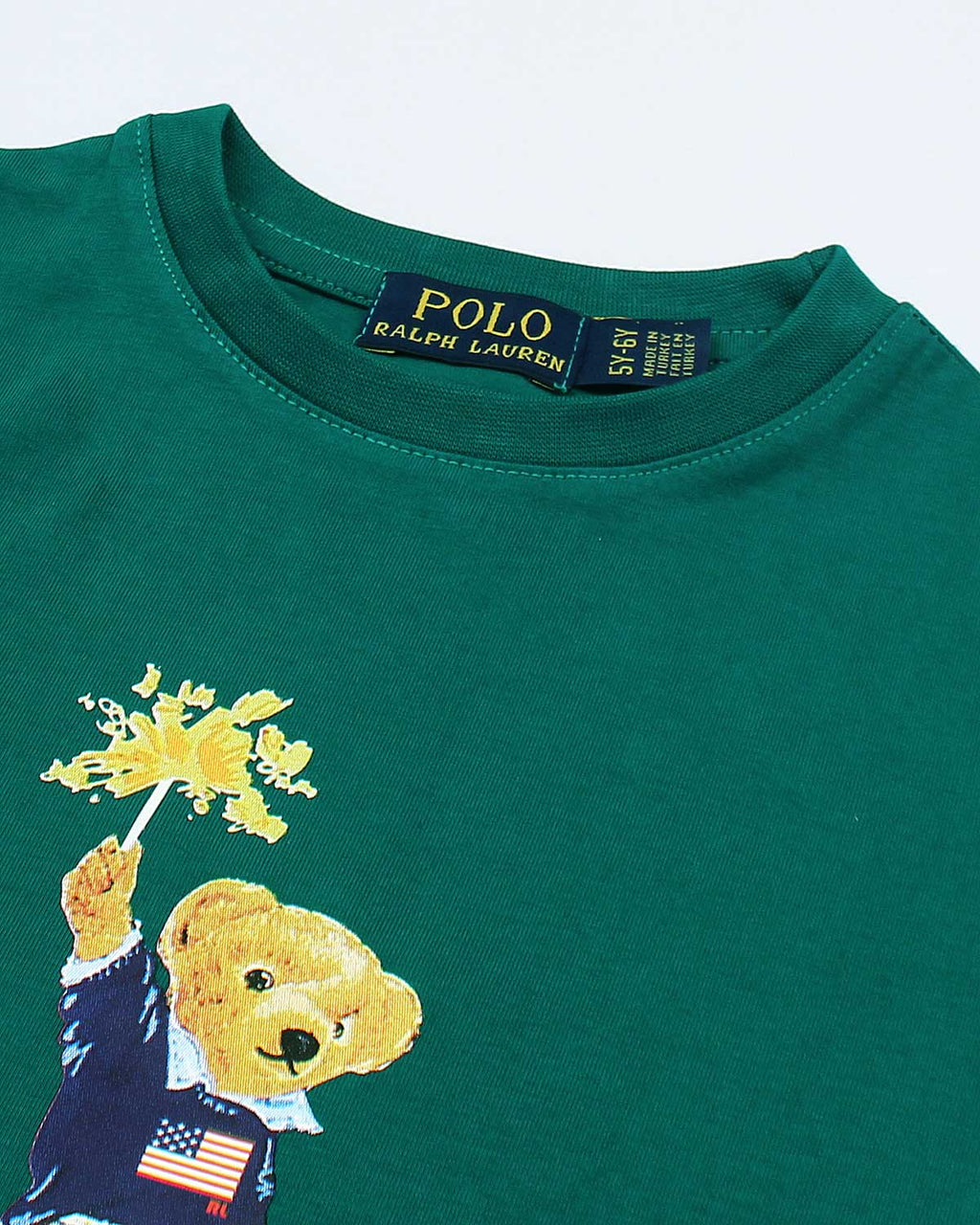 Exclusive Kids Flowes Bear Tee - Green