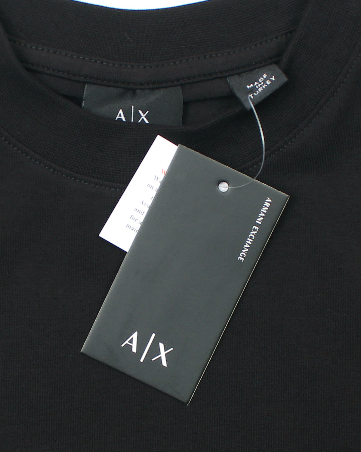 Men's A-X Side Graphic T Shirt - Black