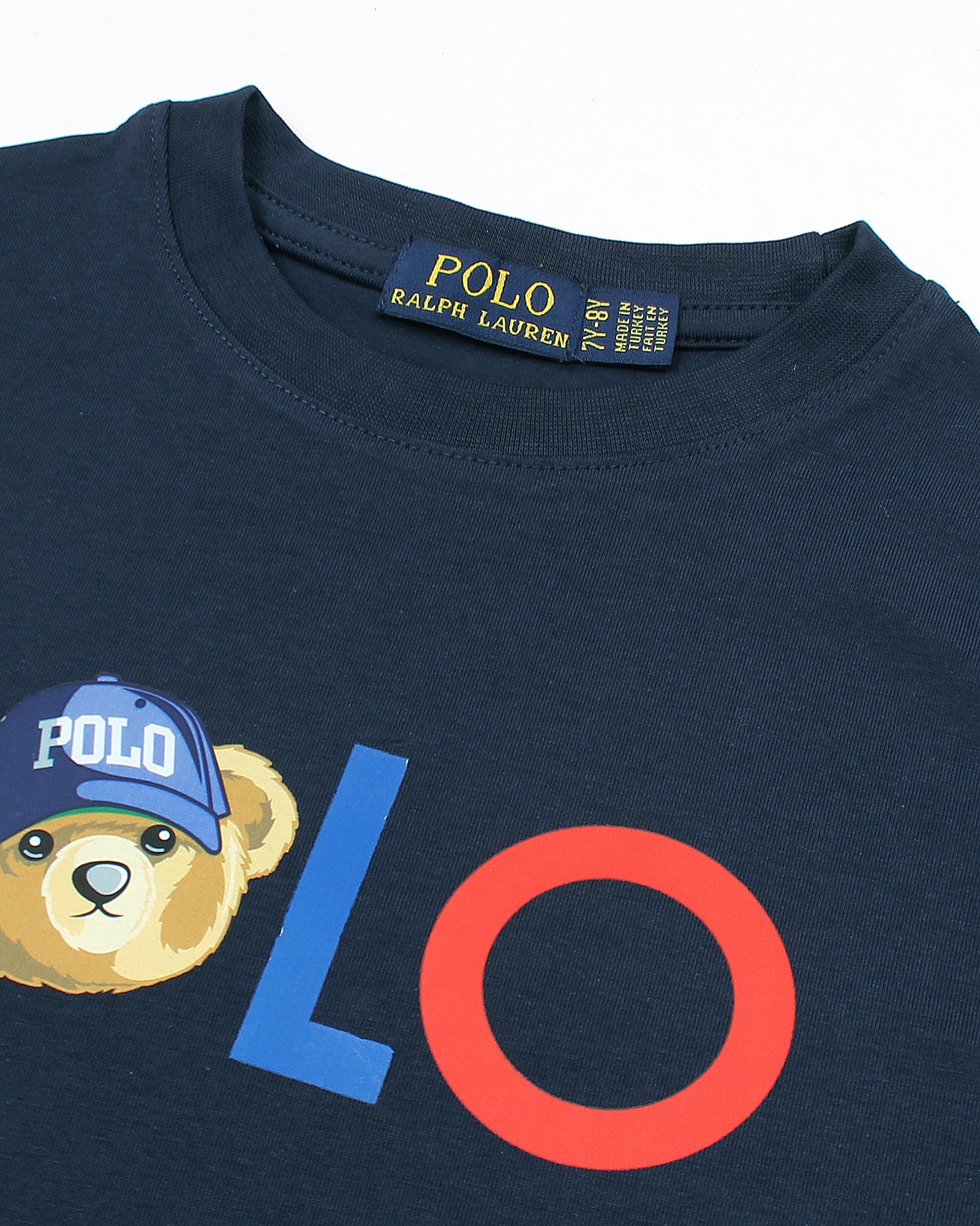 Exclusive Kids Polo Bear Tee - Navy Blue
