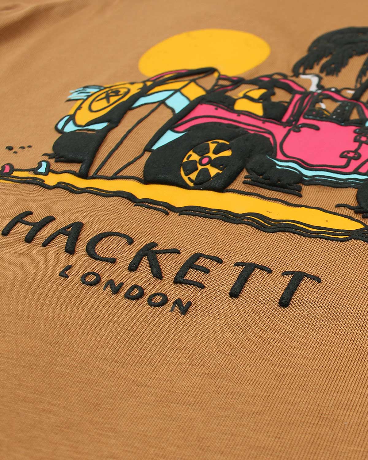 Exclusive HKT Kids Car Tee - Brown