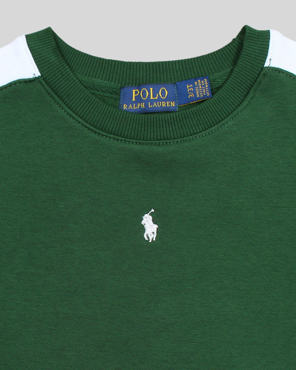 Premium R/L Iconic Pony Boys Sweat - Green