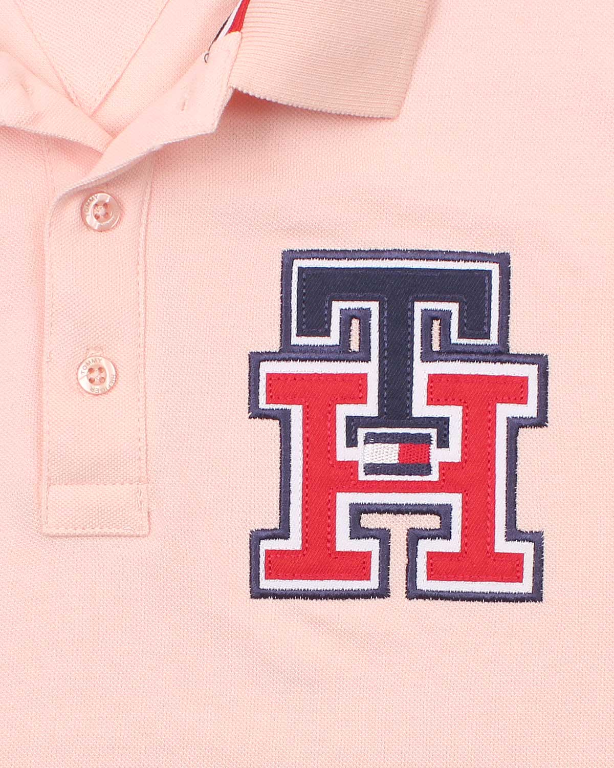 Premium Men's iconic TH Polo Shirt - Pink