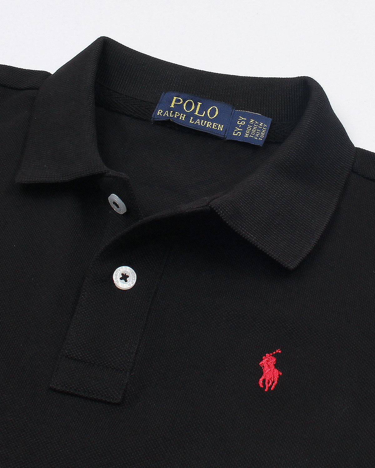 Iconic R/L Kids Pony Polo - Black