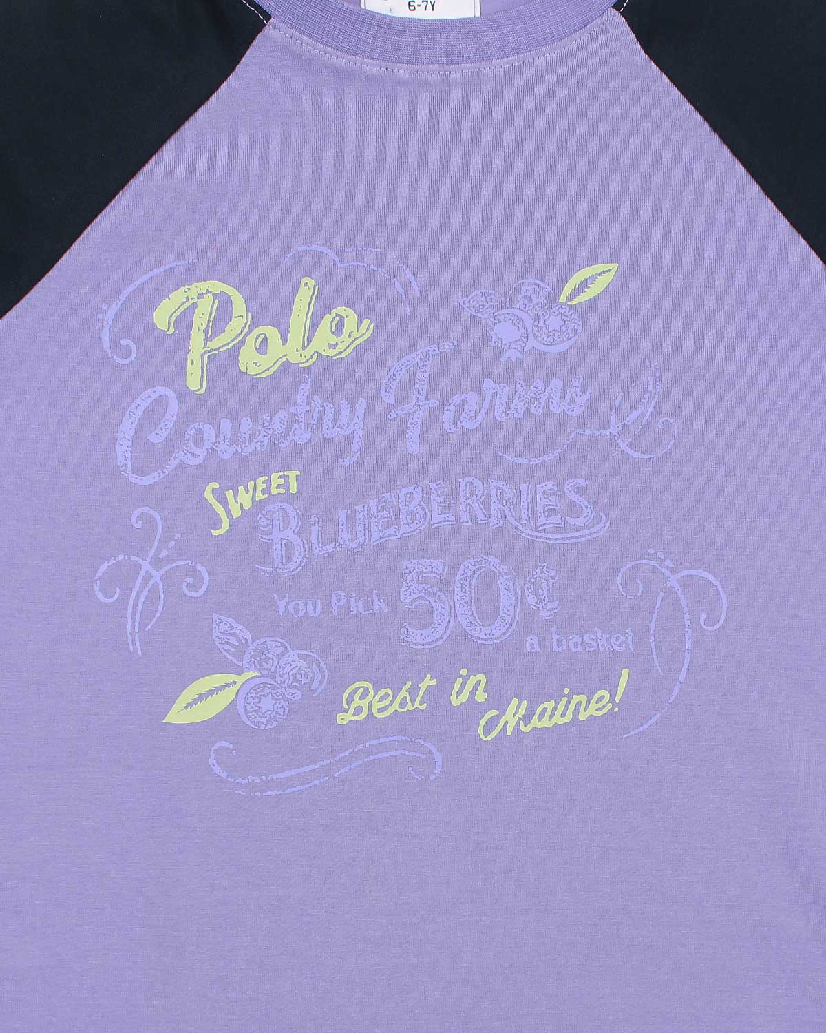 Kids Blueberries Tracksuit Set - Lavender