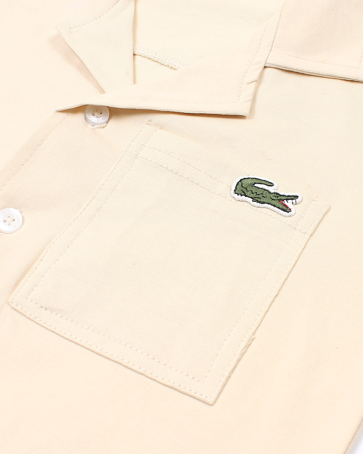 Kids Notch Lapel Tracksuit Set - Off White