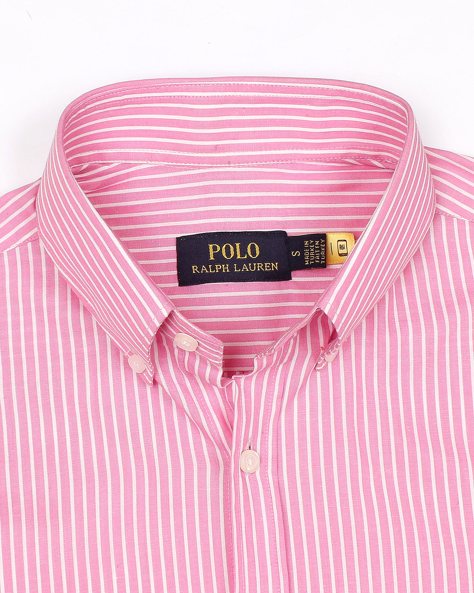 Iconic Pink R/L Button Down Shirt - Checkered