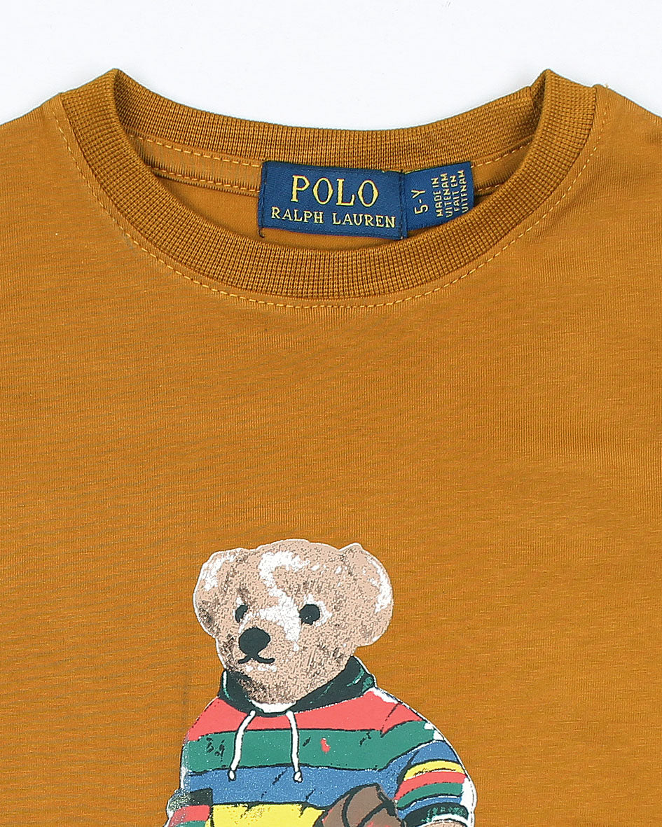 Iconic Boys Bear Tee - Mustered