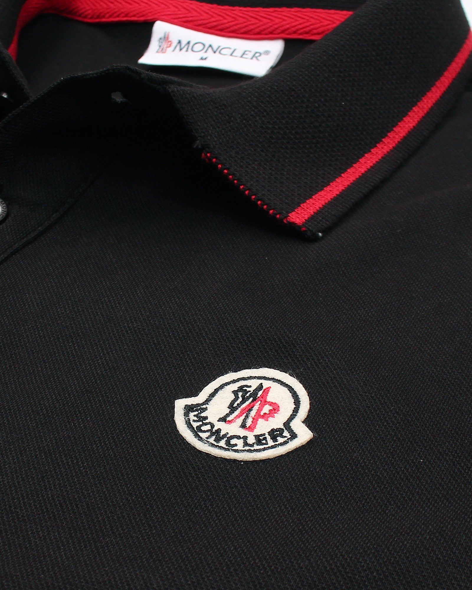Premium Mon. Collar D. Polo - Black