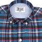 Kids Woven Checkered Shirt - Blue
