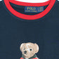 Premium Contrast Boys Bear Tee - R-B