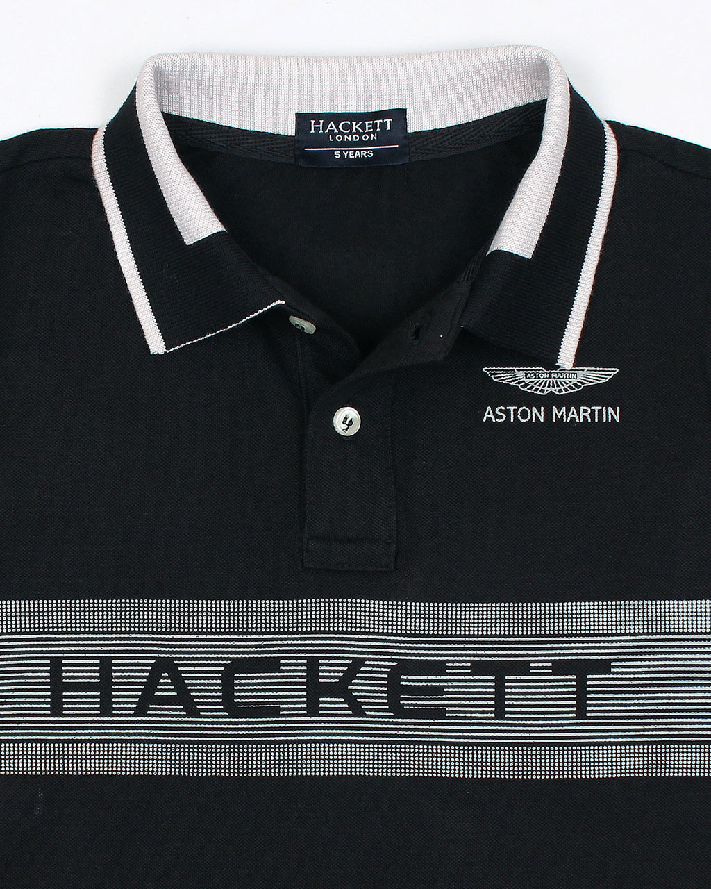 Premium HKT Kids Polo Shirt - Black