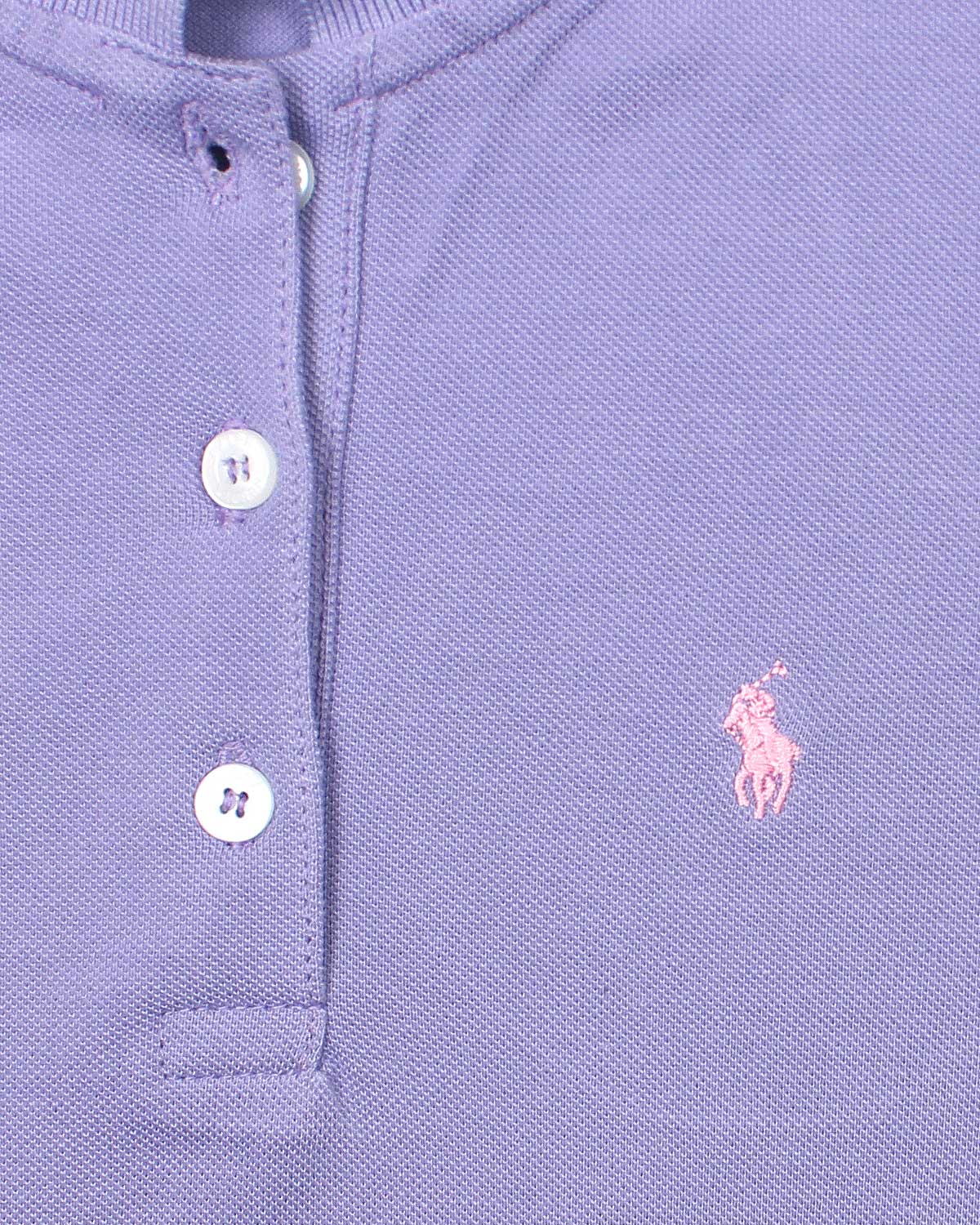 Baby Girl Iconic Polo Dress - Lilac