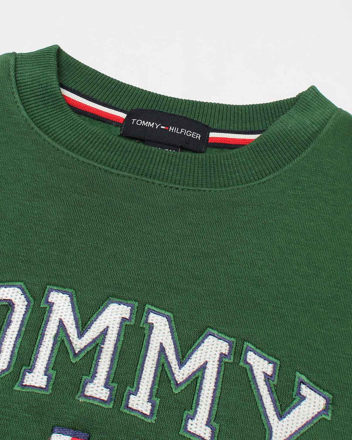 Exclusive Tommy. Kids Sweat - Green