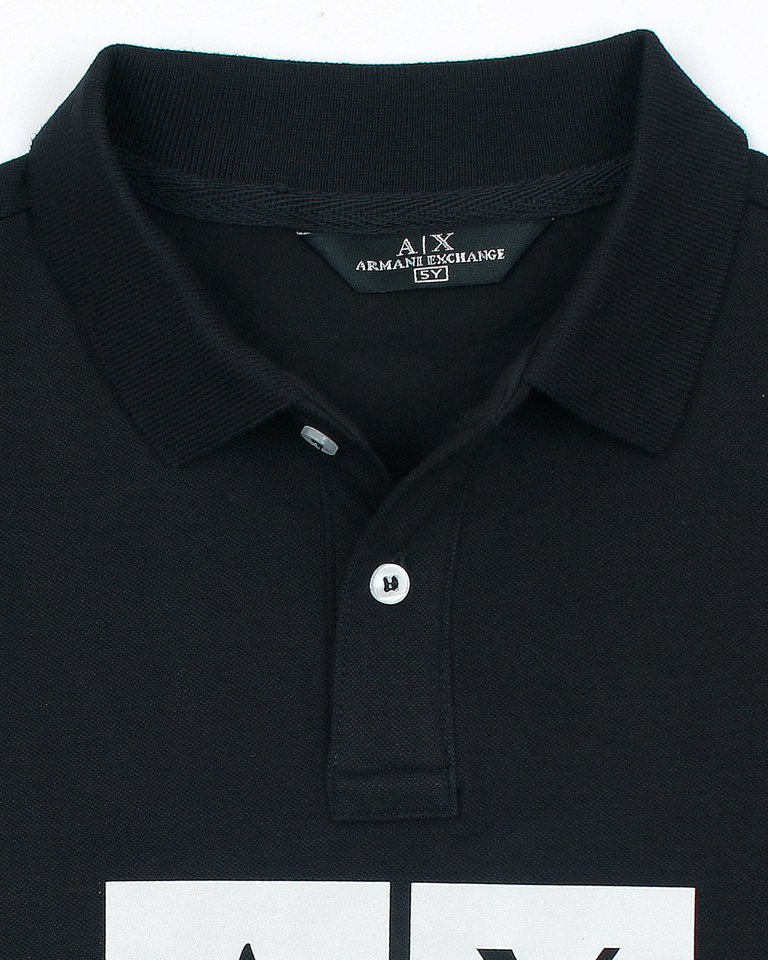 Premium A-X Kids Polo Shirt - Black