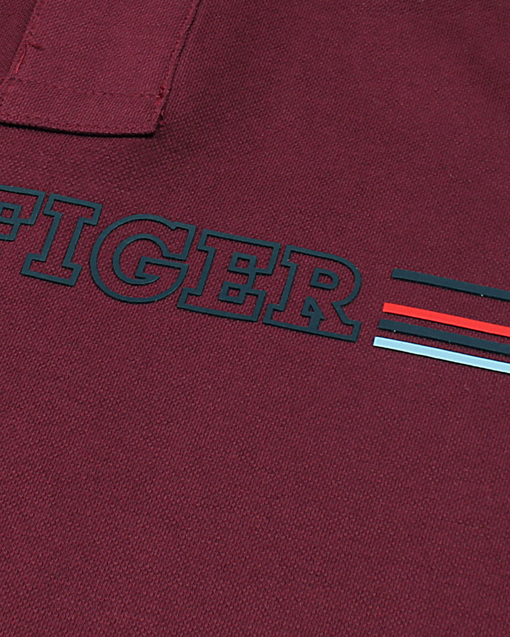 Premium Hilfiger Mens Polo - Maroon
