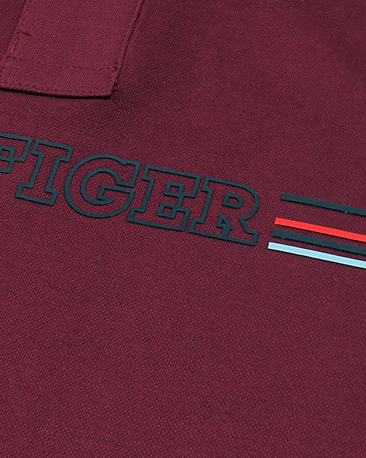 Premium Hilfiger Mens Polo - Maroon