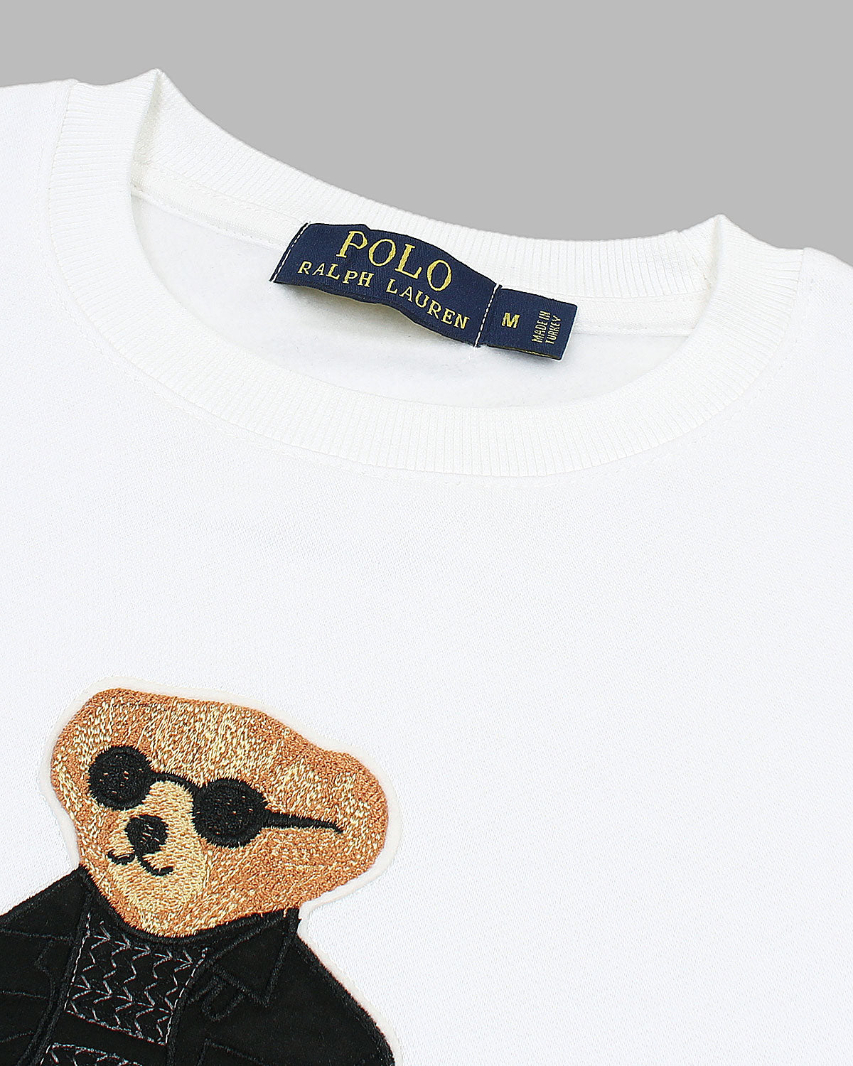 Exclusive Mens Bear Sweat - White