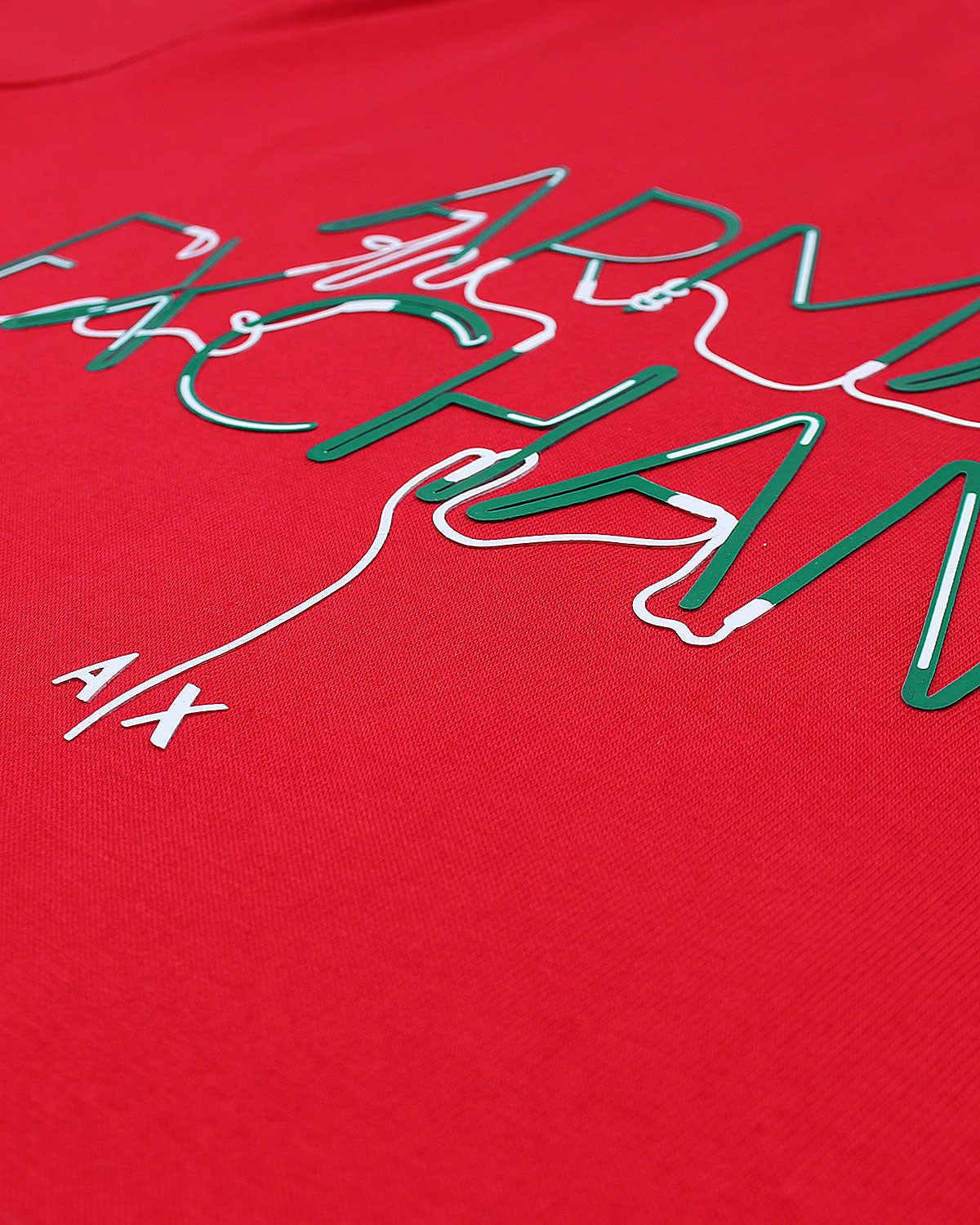 Exclusive A-X Signature Tee - Red