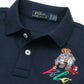 Premium Kids Color Bear Polo - Navy Blue