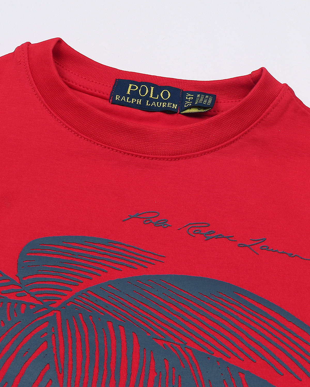 Exclusive R/L Palm Tee - Red