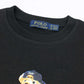 Kids Iconic Green Bear Sweat - Black