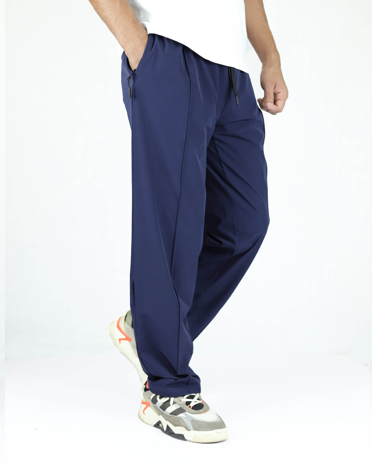 Premium Everyday Straight Leg Trouser - Navy Blue