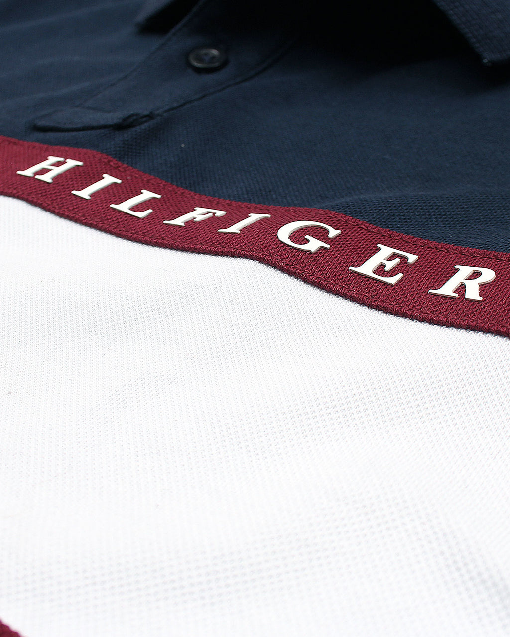 Premium Hilfiger Panel Kids Polo - Navy Blue