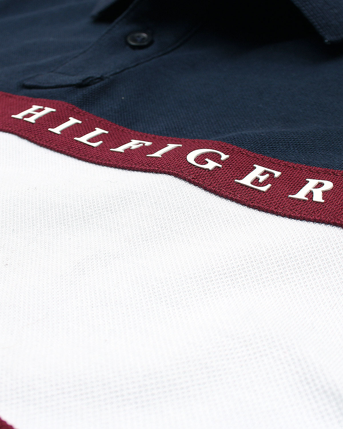 Premium Hilfiger Panel Kids Polo - Navy Blue
