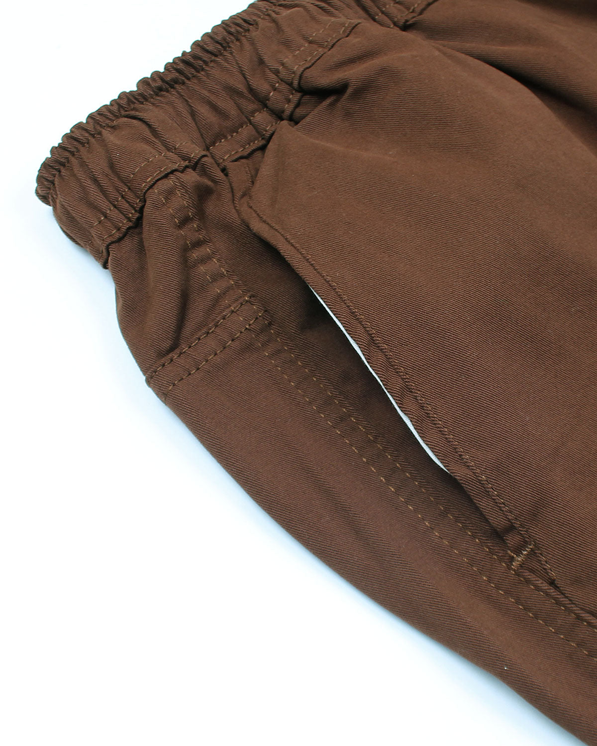 Exclusive Cotton Cargo Trouser - Choc Brown