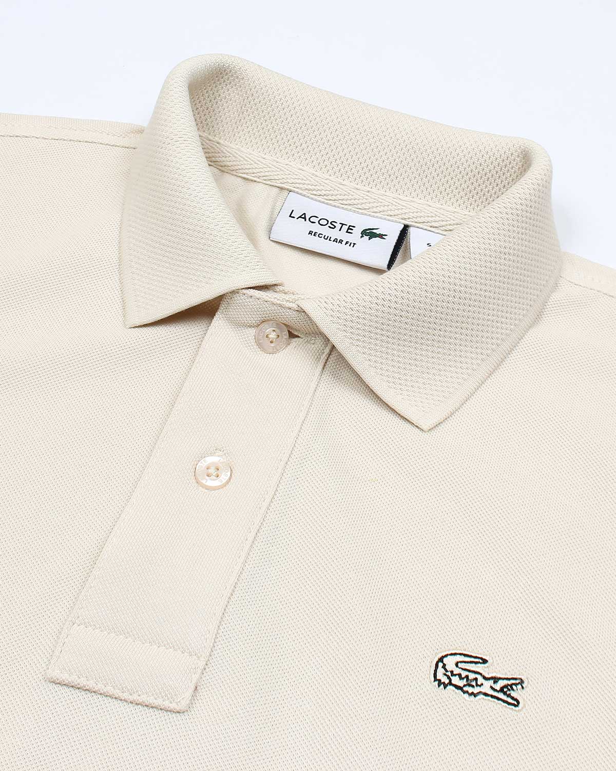 Premium Mesh L/C Men Polo Shirt - Off White