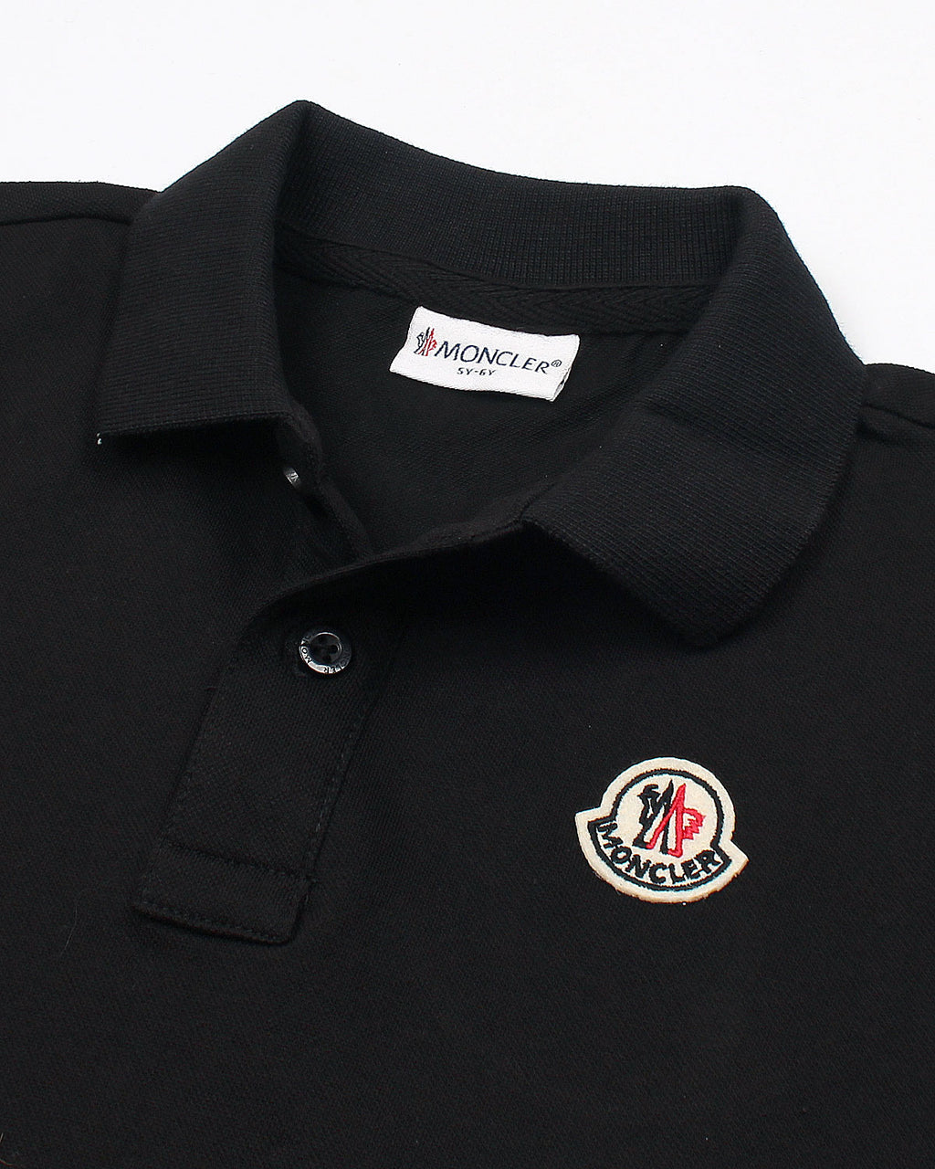 Premium Kids Mon. Polo - Black