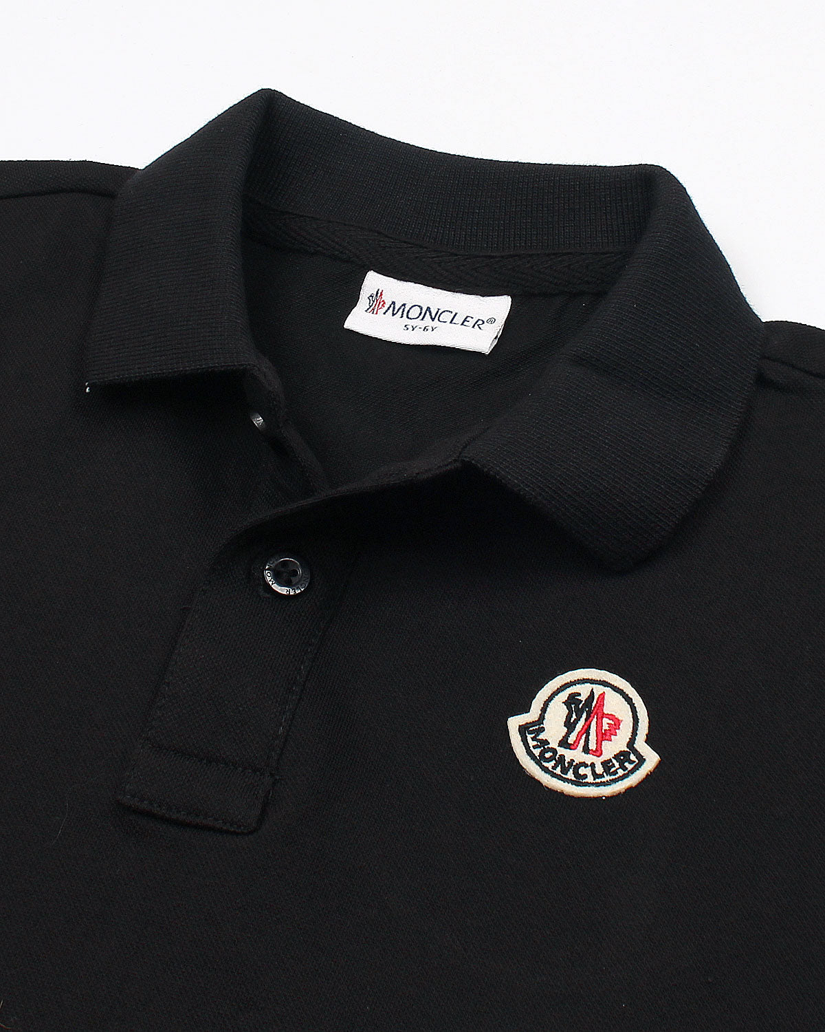 Premium Kids Mon. Polo - Black