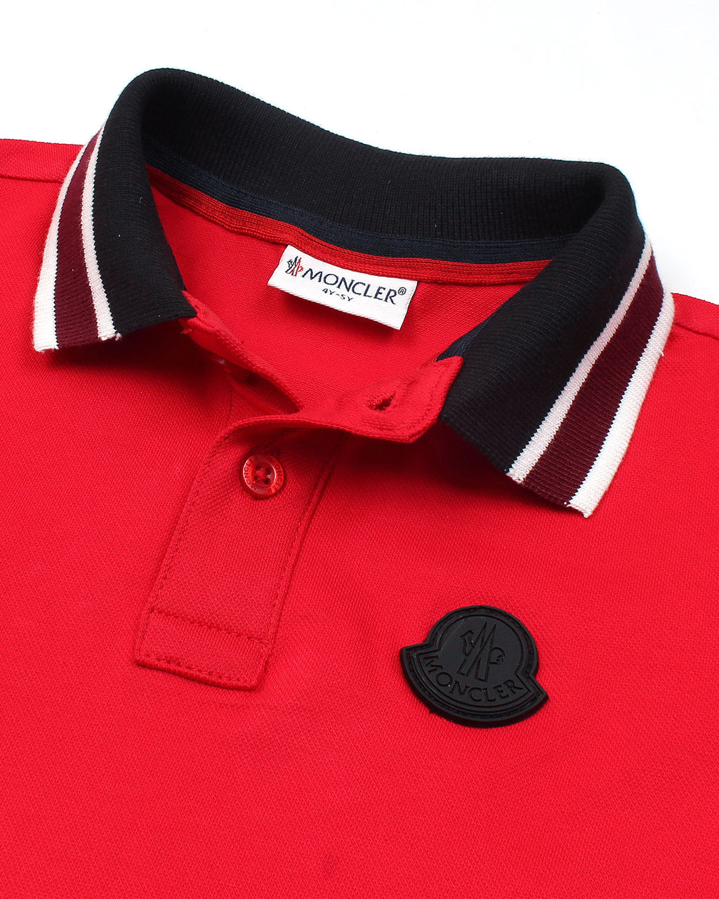 Premium Kids Mon. Batch Polo - Red