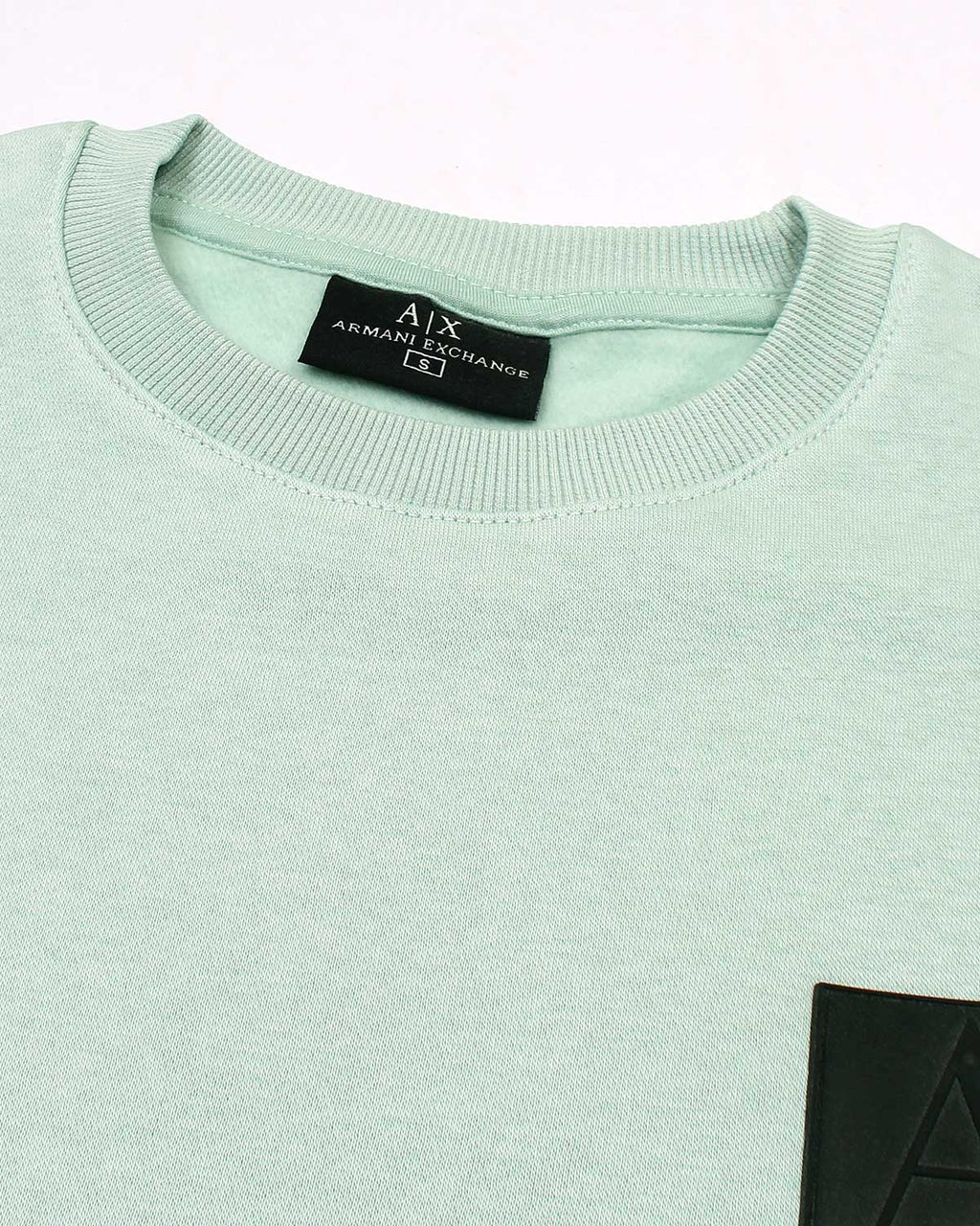 Exclusive A-X Mens Batch Sweat - C Green