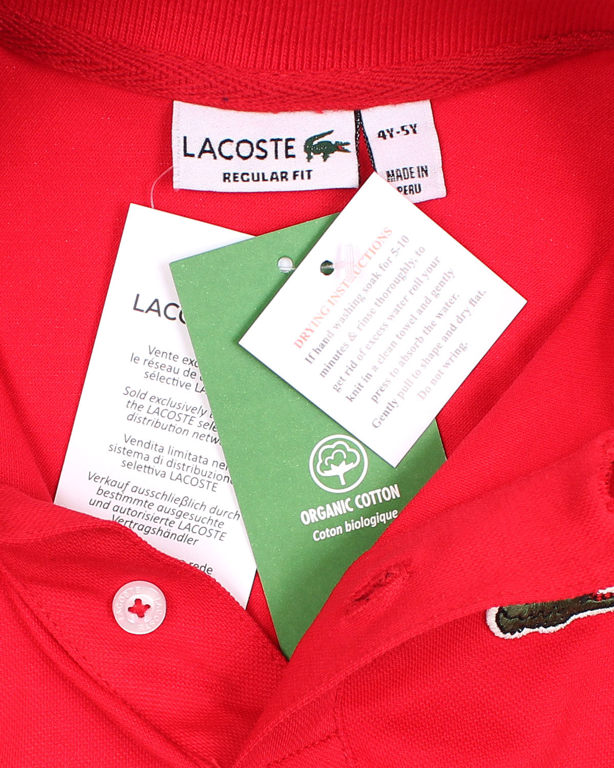 Exclusive Baby Girl Loc. Polo - Red