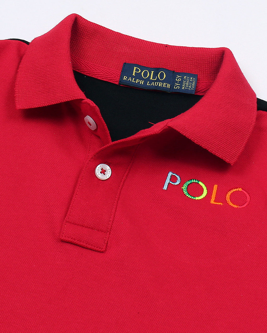 Premium Kids Coloured Polo - Red