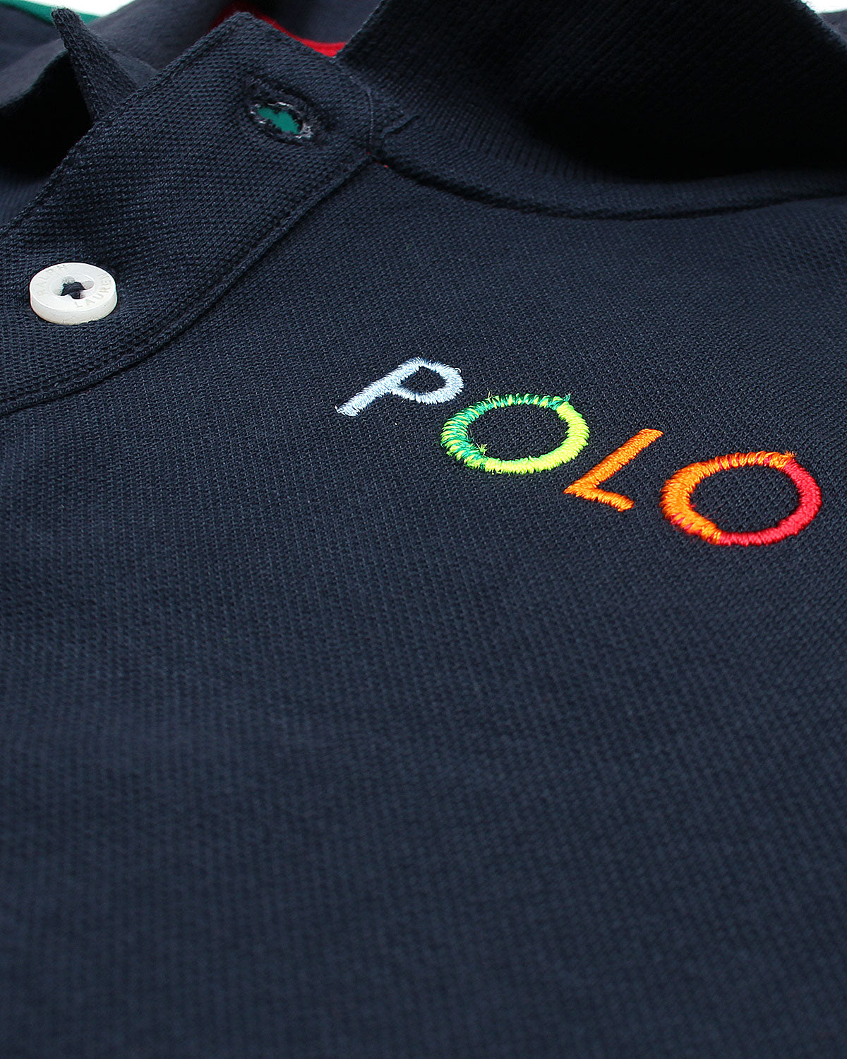 Premium Kids Coloured Polo - Navy Blue