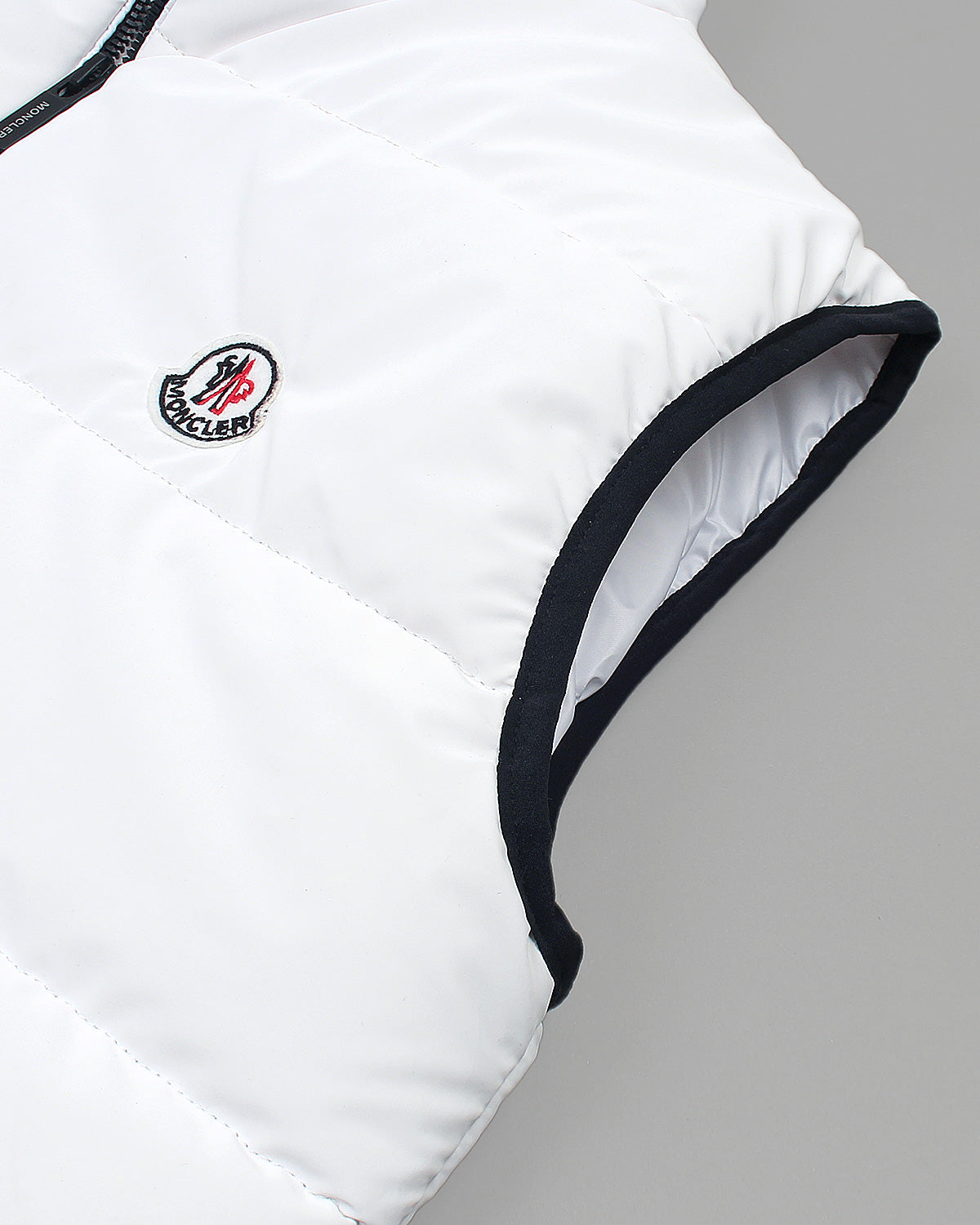 Premium Quilted Mens M-C-O-N-L-R - White