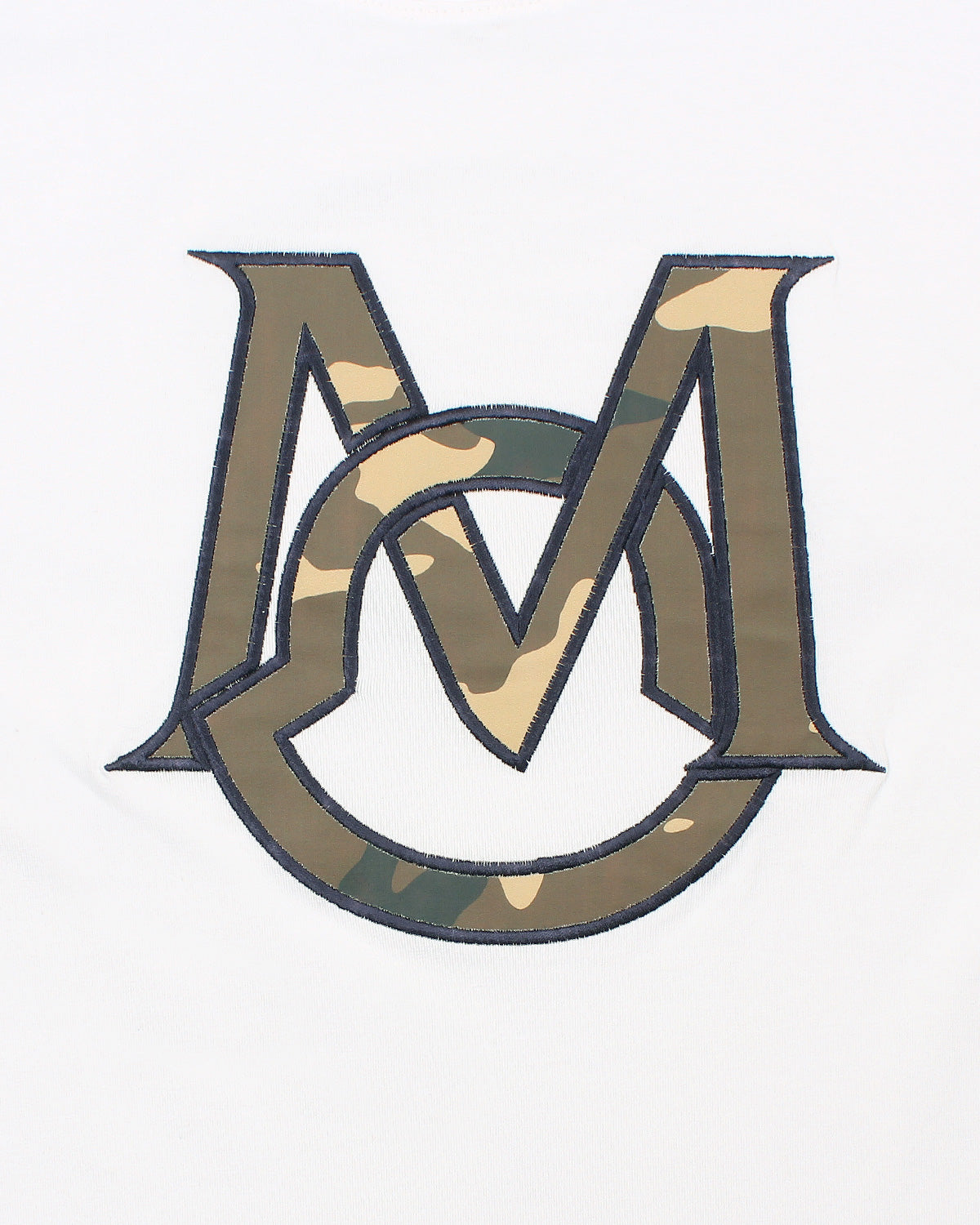 Men's Mon. Camouflaged T Shirt - White