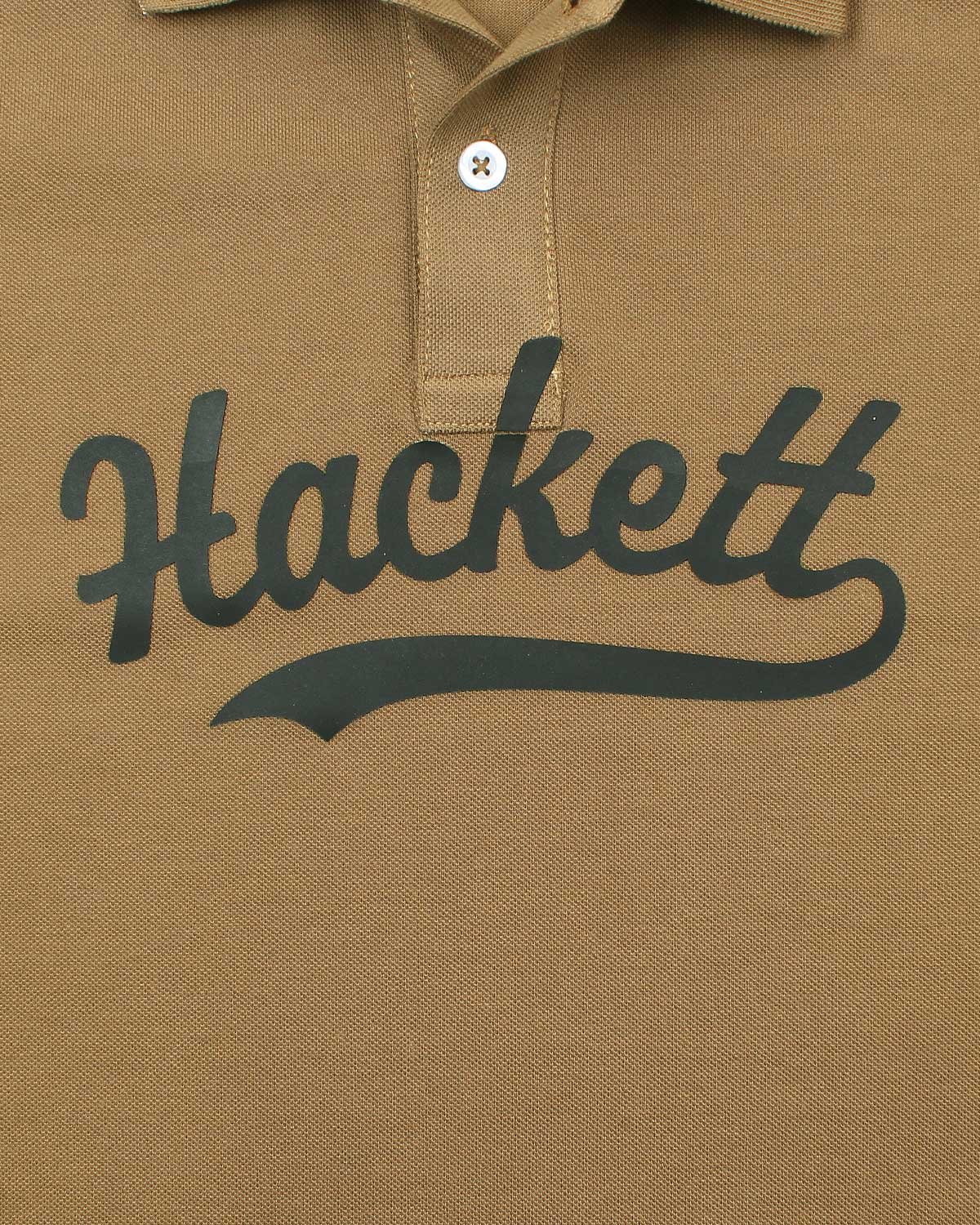 Kids Iconic HKT Logo Polo Shirt - Brown