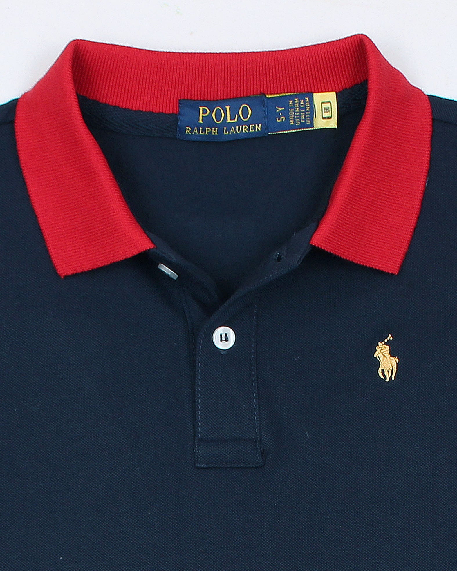 Exclusive Color Block Kids Polo Shirt - R-N