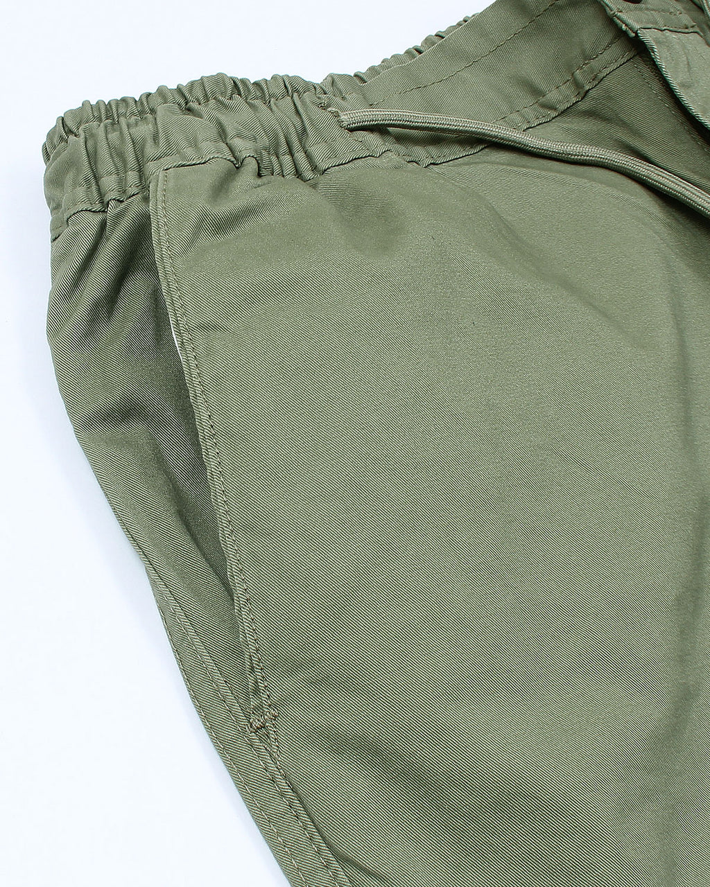 Exclusive Cotton Cargo Trouser - Olive Green