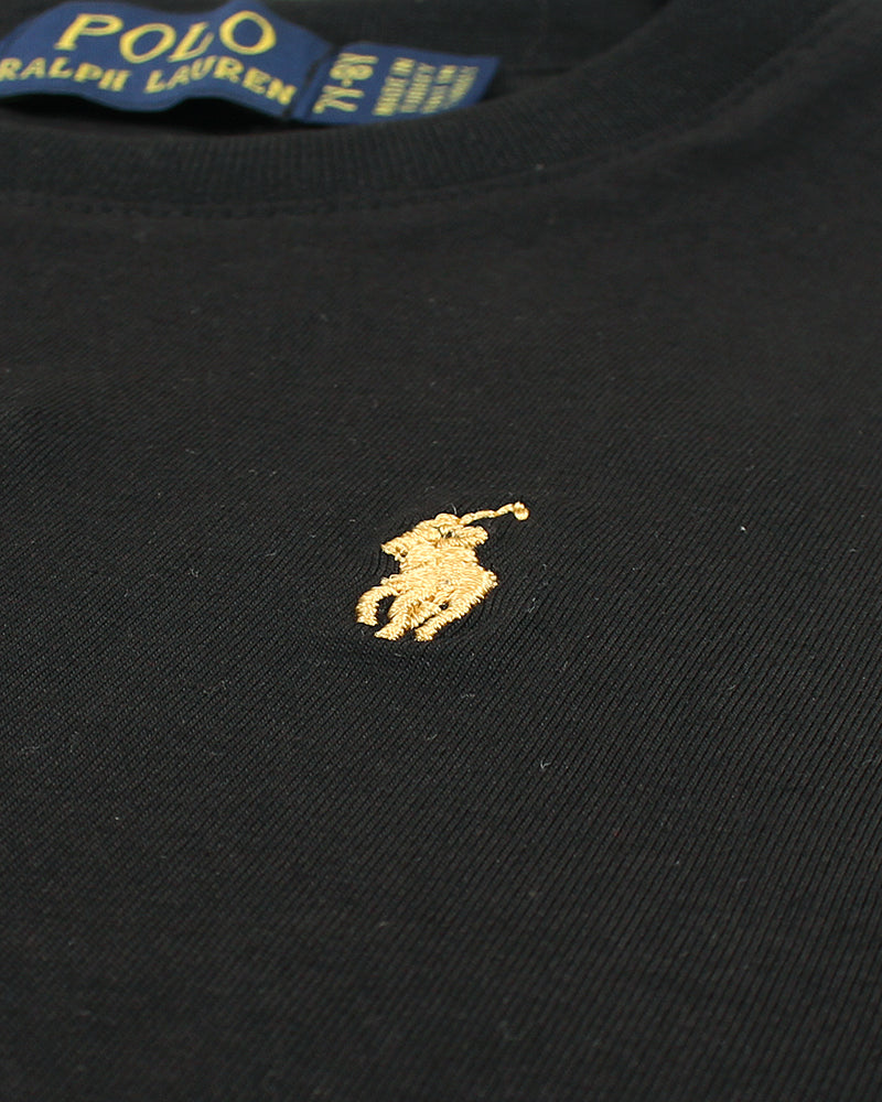 Iconic Polo Kids Tee - Black