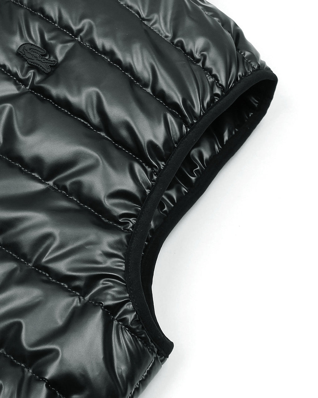 Premium Mens Quilted Nylon L-C-O-S-T Gillet - Black